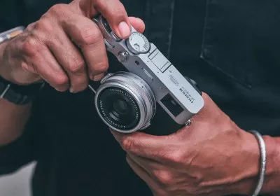 fujifilm x100 camera with video